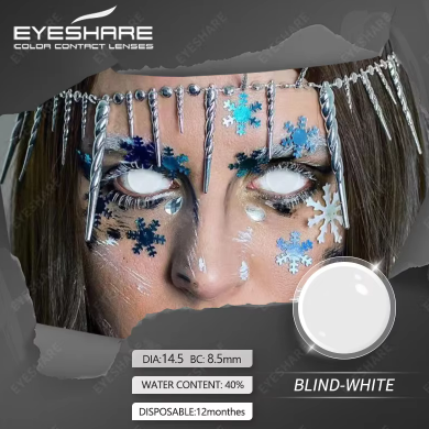 Blind White (*sin vision) Eyeshare